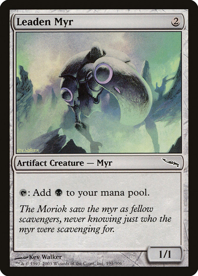 Leaden Myr [Mirrodin] MTG Single Magic: The Gathering    | Red Claw Gaming