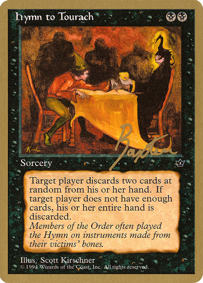 Hymn to Tourach (Table) (George Baxter) [Pro Tour Collector Set] MTG Single Magic: The Gathering    | Red Claw Gaming