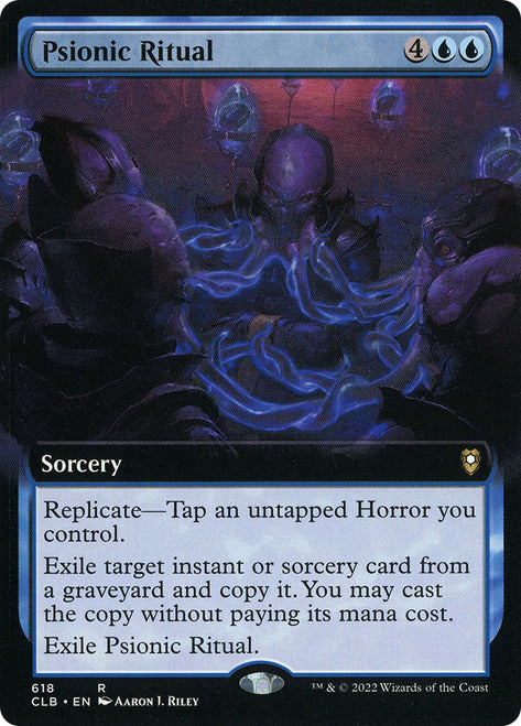 Psionic Ritual (Extended Art) [Commander Legends: Battle for Baldur's Gate] MTG Single Magic: The Gathering    | Red Claw Gaming