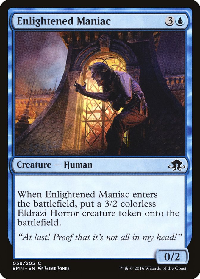 Enlightened Maniac [Eldritch Moon] MTG Single Magic: The Gathering    | Red Claw Gaming