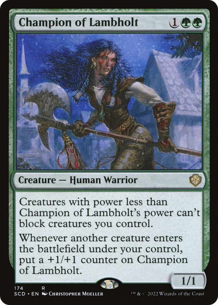 Champion of Lambholt [Starter Commander Decks] MTG Single Magic: The Gathering    | Red Claw Gaming