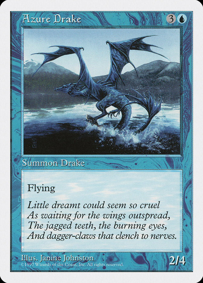 Azure Drake [Fifth Edition] MTG Single Magic: The Gathering    | Red Claw Gaming