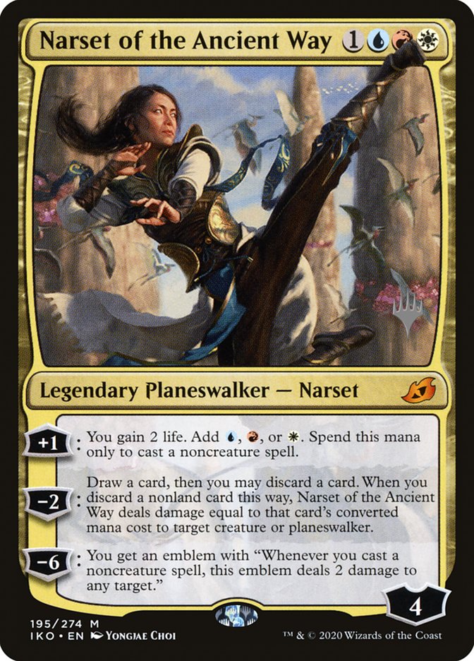 Narset of the Ancient Way (Promo Pack) [Ikoria: Lair of Behemoths Promos] MTG Single Magic: The Gathering    | Red Claw Gaming