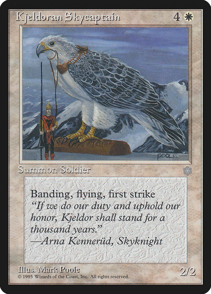 Kjeldoran Skycaptain [Ice Age] MTG Single Magic: The Gathering    | Red Claw Gaming