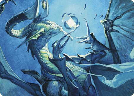 Deep Analysis Art Card [Commander Masters Art Series] MTG Single Magic: The Gathering    | Red Claw Gaming