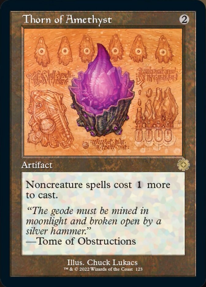 Thorn of Amethyst (Retro Schematic) [The Brothers' War Retro Artifacts] MTG Single Magic: The Gathering    | Red Claw Gaming