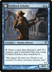 Civilized Scholar // Homicidal Brute [Innistrad] MTG Single Magic: The Gathering    | Red Claw Gaming