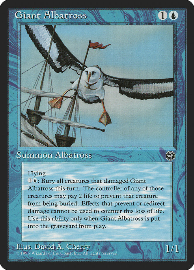 Giant Albatross (Red Flag) [Homelands] MTG Single Magic: The Gathering    | Red Claw Gaming
