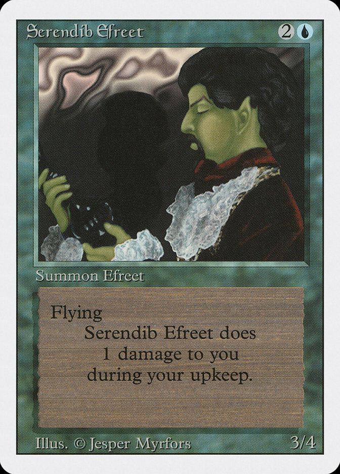 Serendib Efreet [Revised Edition] MTG Single Magic: The Gathering    | Red Claw Gaming