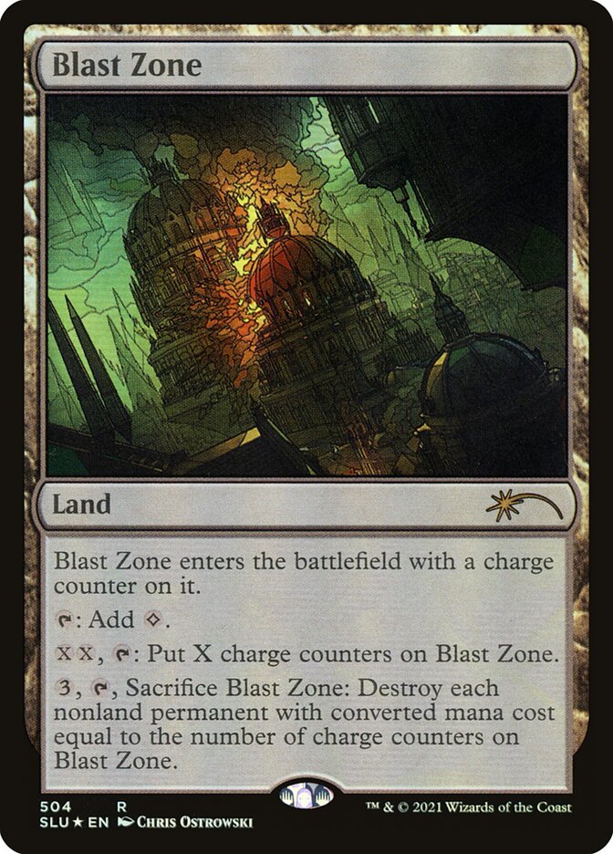 Blast Zone [Secret Lair: Ultimate Edition 2] MTG Single Magic: The Gathering    | Red Claw Gaming
