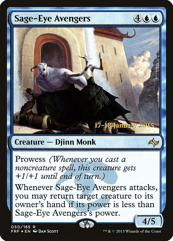 Sage-Eye Avengers [Fate Reforged Prerelease Promos] MTG Single Magic: The Gathering    | Red Claw Gaming