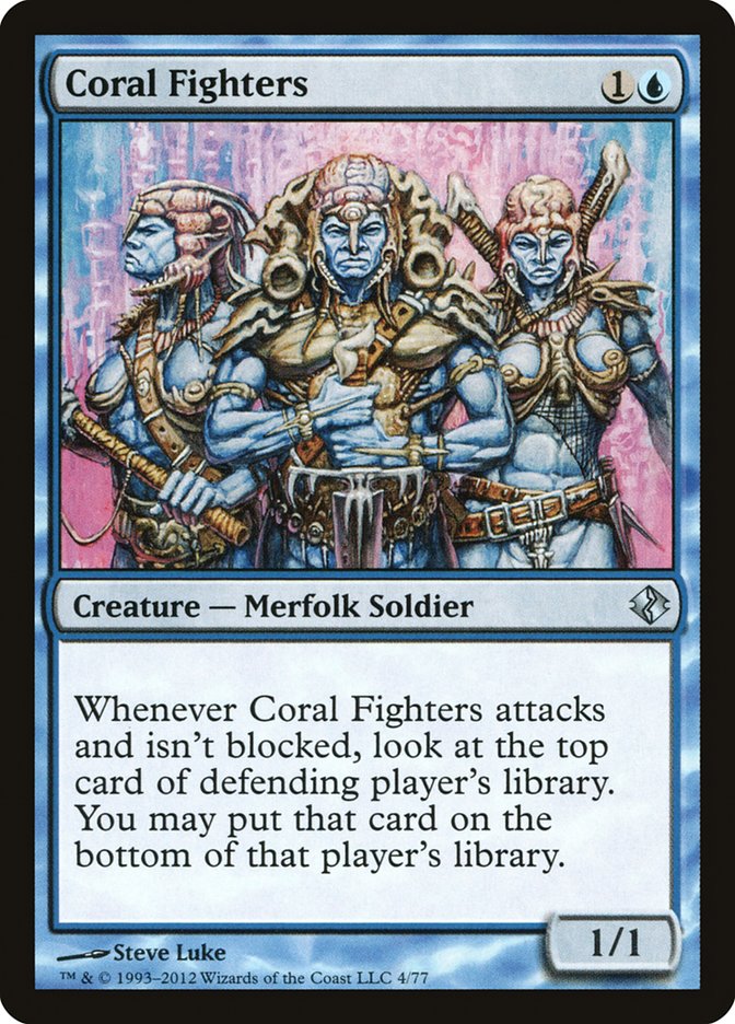 Coral Fighters [Duel Decks: Venser vs. Koth] MTG Single Magic: The Gathering    | Red Claw Gaming