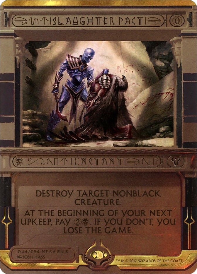 Slaughter Pact (Invocation) [Amonkhet Invocations] MTG Single Magic: The Gathering    | Red Claw Gaming