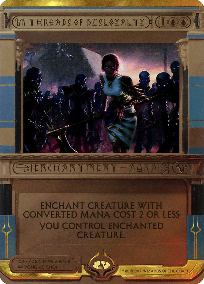 Threads of Disloyalty (Invocation) [Amonkhet Invocations] MTG Single Magic: The Gathering    | Red Claw Gaming