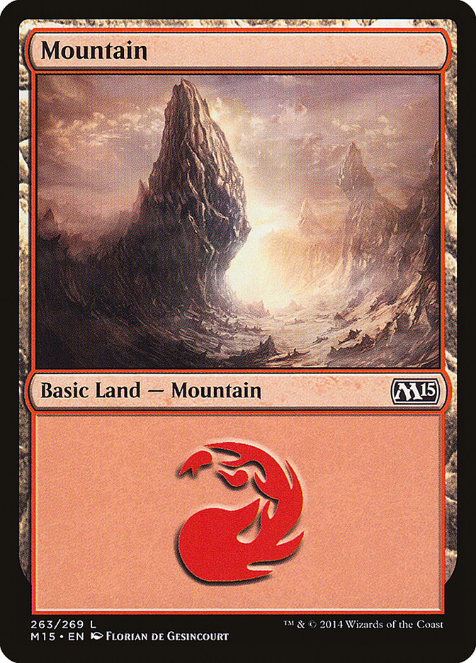 Mountain (263) [Magic 2015] MTG Single Magic: The Gathering    | Red Claw Gaming