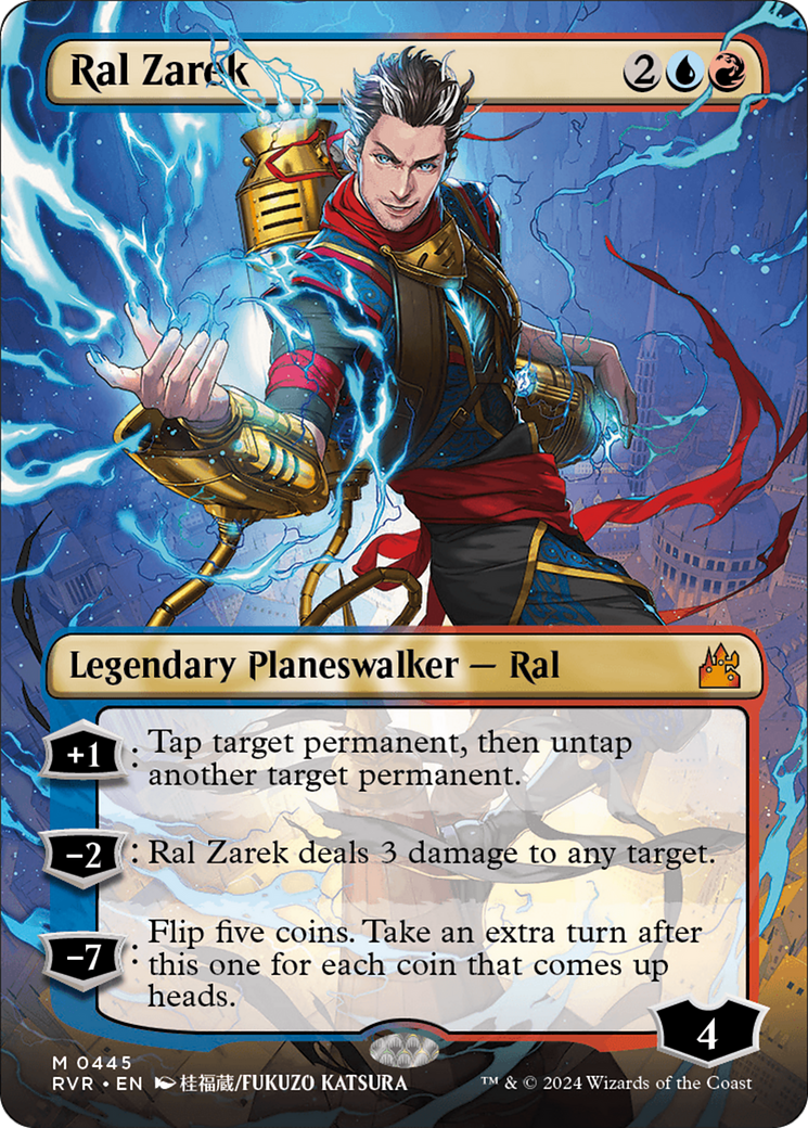 Ral Zarek (Anime Borderless) [Ravnica Remastered] MTG Single Magic: The Gathering    | Red Claw Gaming