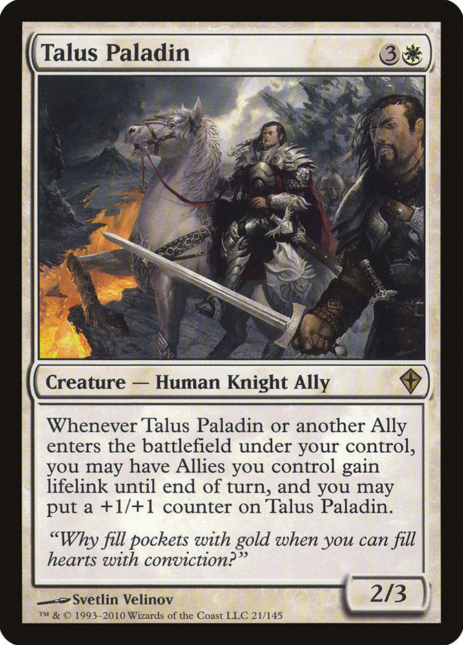 Talus Paladin [Worldwake] MTG Single Magic: The Gathering    | Red Claw Gaming
