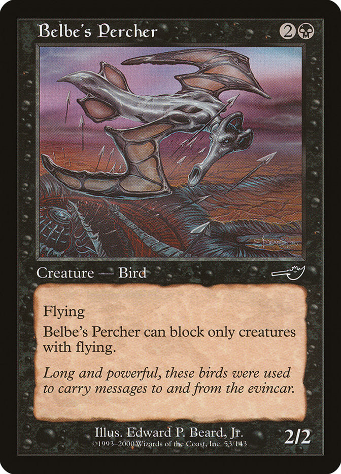 Belbe's Percher [Nemesis] MTG Single Magic: The Gathering    | Red Claw Gaming