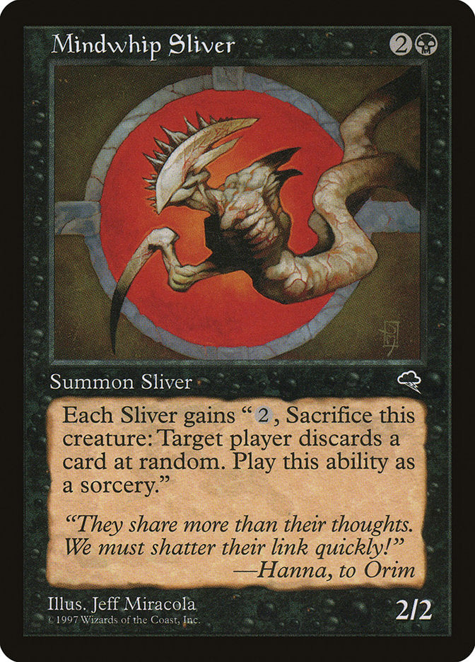 Mindwhip Sliver [Tempest] MTG Single Magic: The Gathering    | Red Claw Gaming