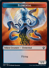 Elemental (020) // Copy Double-Sided Token [Commander 2021 Tokens] MTG Single Magic: The Gathering    | Red Claw Gaming