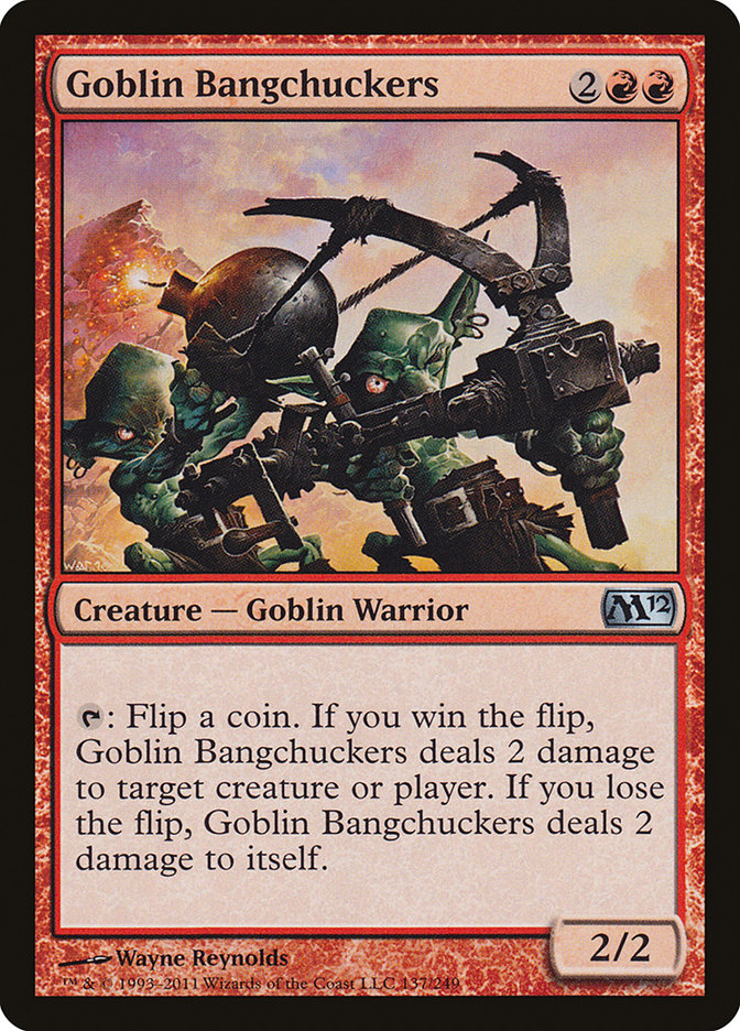 Goblin Bangchuckers [Magic 2012] MTG Single Magic: The Gathering    | Red Claw Gaming