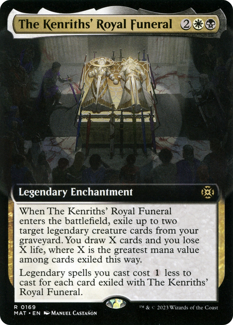 The Kenriths' Royal Funeral (Extended Art) [March of the Machine: The Aftermath] MTG Single Magic: The Gathering    | Red Claw Gaming