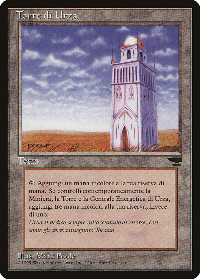 Urza's Tower (Mountains) (Italian) - "Torre di Urza" [Rinascimento] MTG Single Magic: The Gathering    | Red Claw Gaming