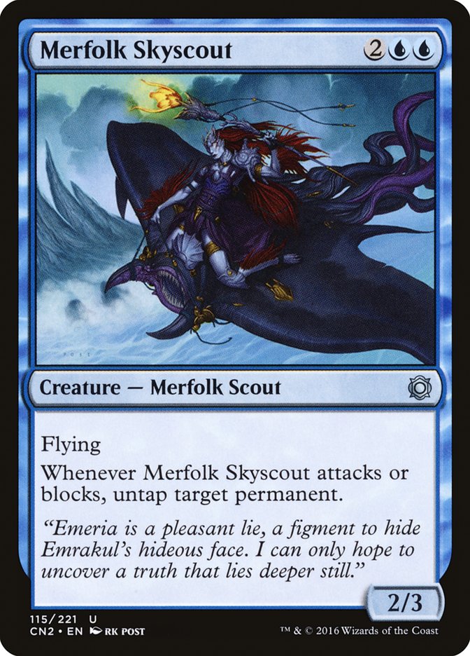 Merfolk Skyscout [Conspiracy: Take the Crown] MTG Single Magic: The Gathering    | Red Claw Gaming