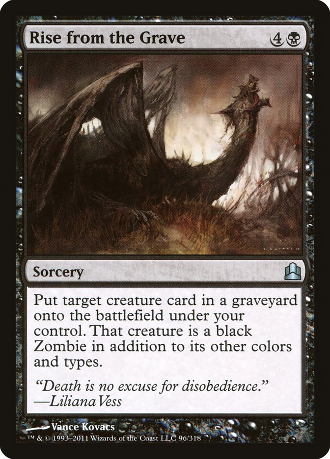 Rise from the Grave [Commander 2011] MTG Single Magic: The Gathering    | Red Claw Gaming