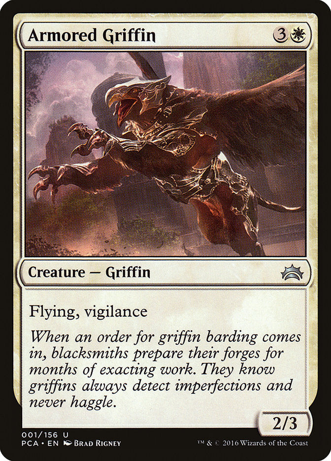 Armored Griffin [Planechase Anthology] MTG Single Magic: The Gathering    | Red Claw Gaming