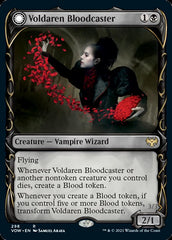 Voldaren Bloodcaster // Bloodbat Summoner (Showcase Fang Frame) [Innistrad: Crimson Vow] MTG Single Magic: The Gathering    | Red Claw Gaming
