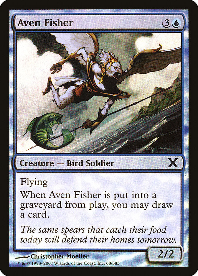 Aven Fisher (Premium Foil) [Tenth Edition] MTG Single Magic: The Gathering    | Red Claw Gaming