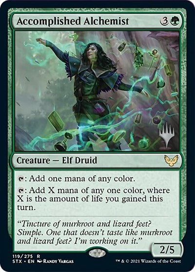 Accomplished Alchemist (Promo Pack) [Strixhaven: School of Mages Promos] MTG Single Magic: The Gathering    | Red Claw Gaming