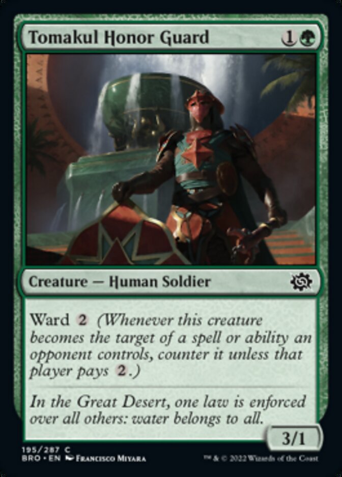 Tomakul Honor Guard [The Brothers' War] MTG Single Magic: The Gathering    | Red Claw Gaming