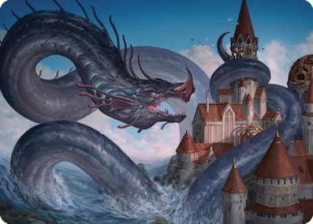 Tolarian Terror Art Card [Dominaria United Art Series] MTG Single Magic: The Gathering    | Red Claw Gaming