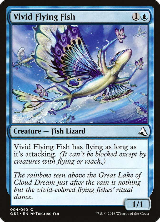 Vivid Flying Fish [Global Series Jiang Yanggu & Mu Yanling] MTG Single Magic: The Gathering    | Red Claw Gaming