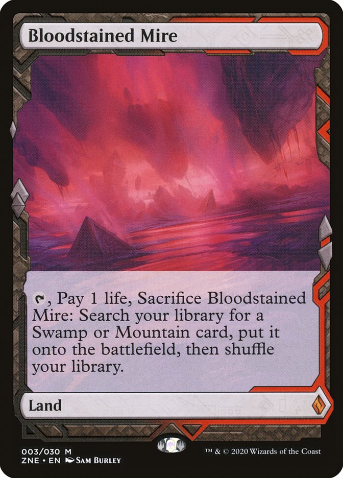 Bloodstained Mire (Expeditions) [Zendikar Rising Expeditions] MTG Single Magic: The Gathering    | Red Claw Gaming
