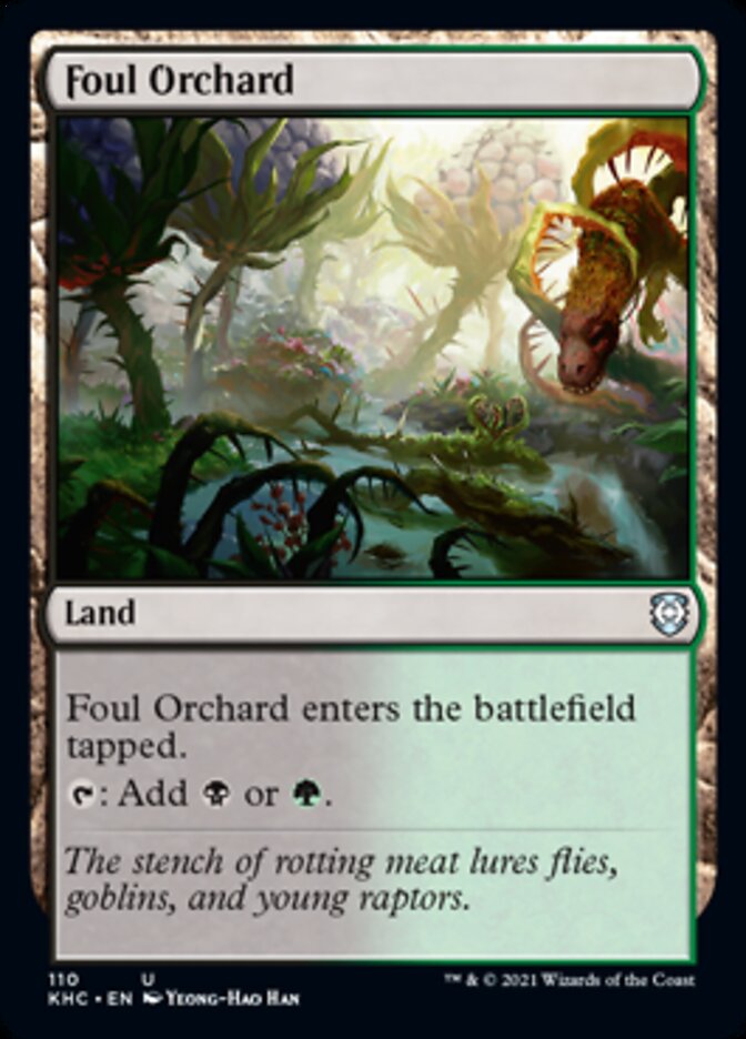 Foul Orchard [Kaldheim Commander] MTG Single Magic: The Gathering    | Red Claw Gaming