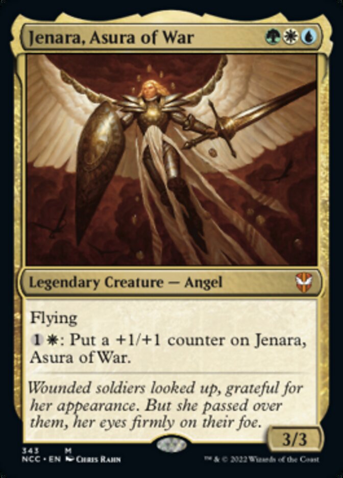 Jenara, Asura of War [Streets of New Capenna Commander] MTG Single Magic: The Gathering    | Red Claw Gaming