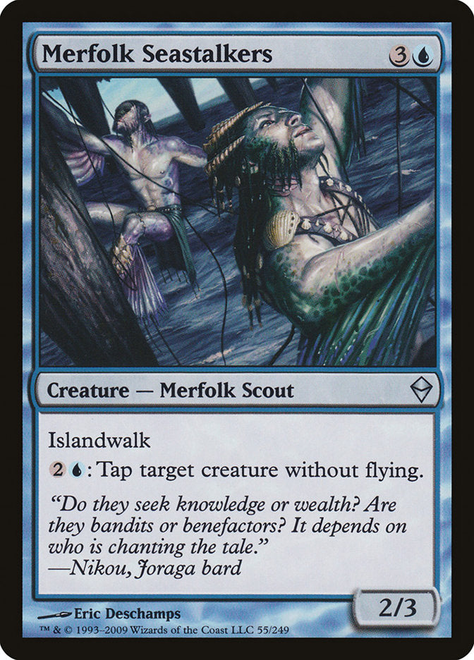 Merfolk Seastalkers [Zendikar] MTG Single Magic: The Gathering    | Red Claw Gaming