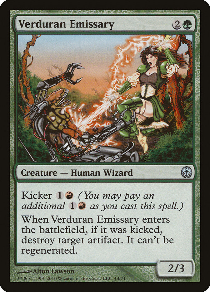 Verduran Emissary [Duel Decks: Phyrexia vs. the Coalition] MTG Single Magic: The Gathering    | Red Claw Gaming