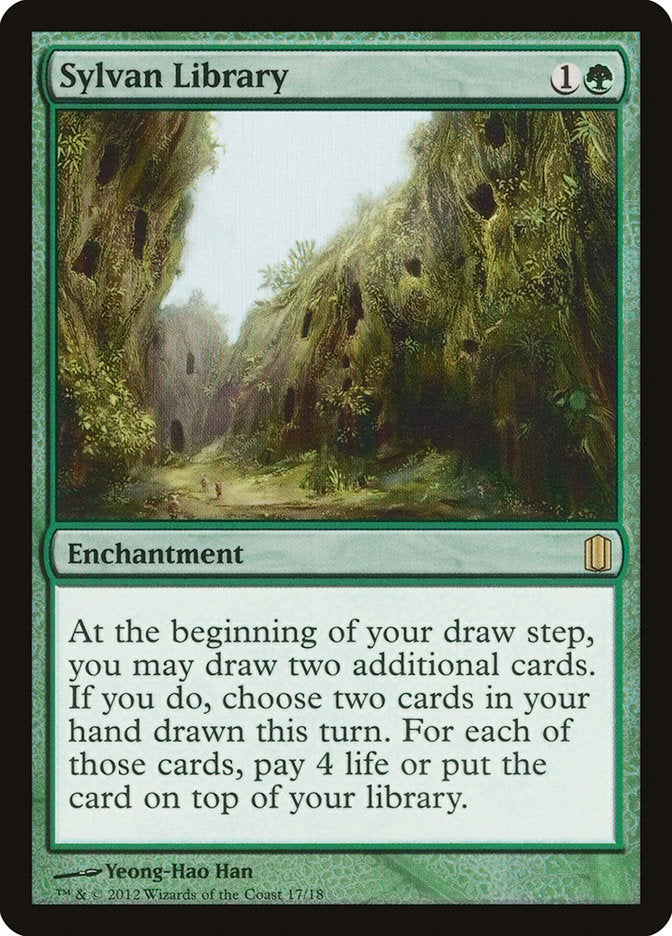 Sylvan Library [Commander's Arsenal] MTG Single Magic: The Gathering    | Red Claw Gaming