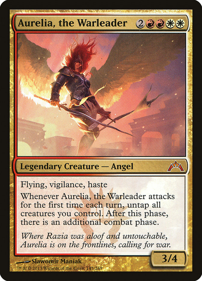 Aurelia, the Warleader [Gatecrash] MTG Single Magic: The Gathering    | Red Claw Gaming