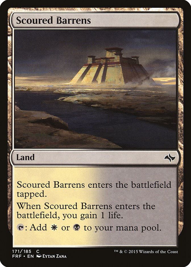 Scoured Barrens [Fate Reforged] MTG Single Magic: The Gathering    | Red Claw Gaming