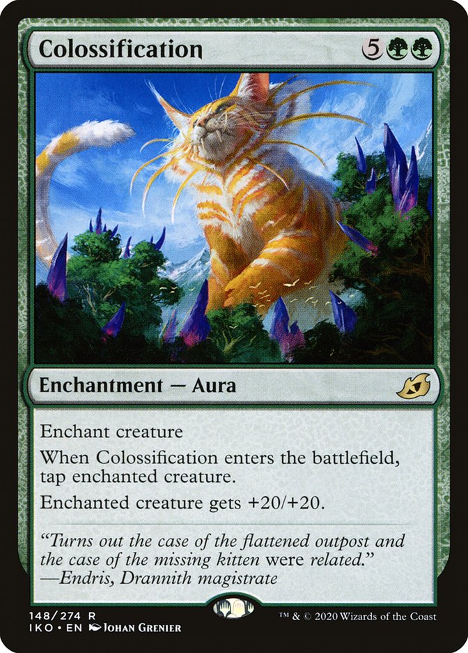 Colossification (148/274) [Ikoria: Lair of Behemoths] MTG Single Magic: The Gathering    | Red Claw Gaming