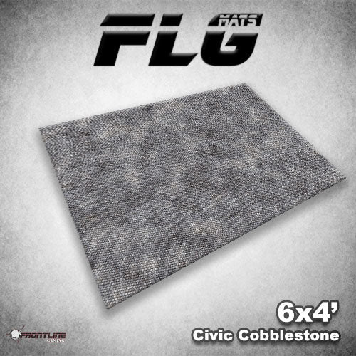 FLG Mat, Civic Cobblestone, 6x4 Gaming Mat FLG    | Red Claw Gaming
