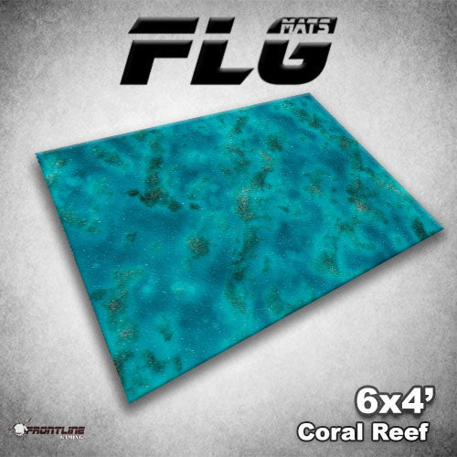 FLG Mat, Coral Reef, 6x4 Gaming Mat FLG    | Red Claw Gaming