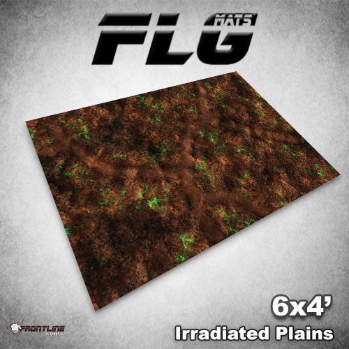 FLG Mat, Irradiated Plains, 6x4 Gaming Mat FLG    | Red Claw Gaming