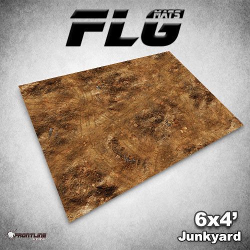 FLG Mat, Junkyard, 6x4 Gaming Mat FLG    | Red Claw Gaming