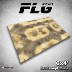 FLG Mat, Sandswept Ruins, 6x4 Gaming Mat FLG    | Red Claw Gaming